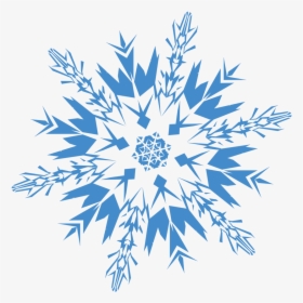Snowflake Blue - Transparent Background Snowflake Clipart, HD Png Download, Free Download