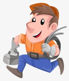 Free Handyman Clip Art Wikiclipart - Handyman Cartoon Png, Transparent Png, Free Download