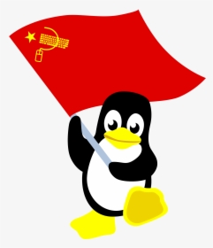 This Free Icons Png Design Of Hacker Commie Tux , Png - Hammer And Sickle Transparent Background, Png Download, Free Download