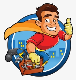 Handyman Stock Photography Royalty-free Superhero - Handyman Cartoon, HD Png Download, Free Download