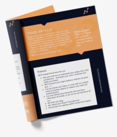 Writing Your Article - Brochure, HD Png Download, Free Download