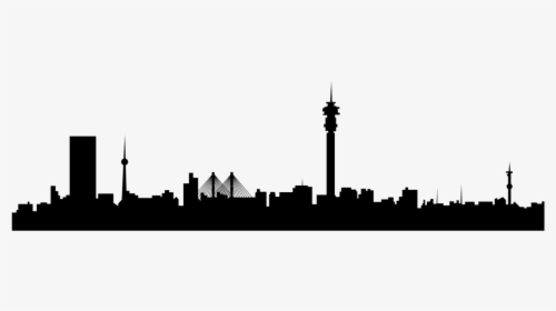 Clip Art Denver Skyline Vector - Johannesburg Skyline Silhouette, HD Png Download, Free Download