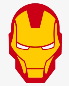 Head Clipart Ironman - Iron Man Face Logo, HD Png Download, Free Download