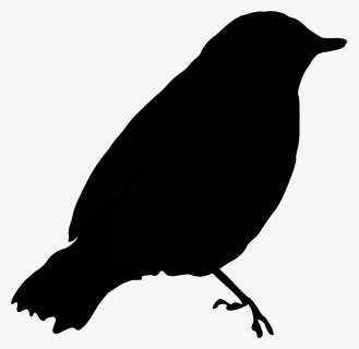 Black Bird Silhouette Svg Clip Arts - Bird Black Clipart, HD Png Download, Free Download