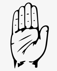 Hand - Indian National Congress Logo Png, Transparent Png, Free Download