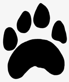 Paw Prints Clipart Tiger Paw - Tiger Paw Print Png, Transparent Png, Free Download