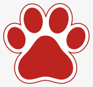 Paw Print Dog Ideas About Clip Art On Transparent Png - Red Paw Print Clipart, Png Download, Free Download