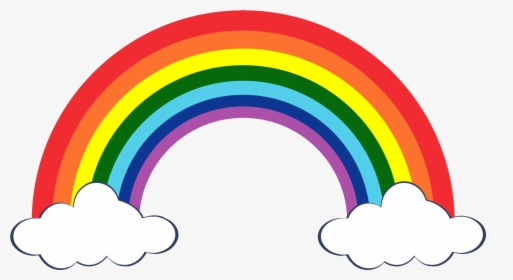 How To Draw A Rainbow - Transparent Background Rainbow Clipart, HD Png Download, Free Download