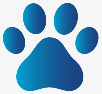 Paw Print Tattoos On Dog Paw Prints Scroll Clipart - Paw Patrol Blue Paws, HD Png Download, Free Download
