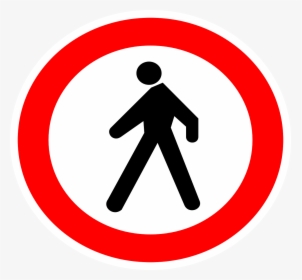 No Entrance Sign Martin Svg Clip Arts - No Pedestrian Access Sign, HD Png Download, Free Download