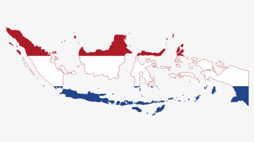 Flag Map Of Dutch East Indies Indonesian Map Vector Png Transparent Png Kindpng
