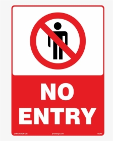 No Entry Sign Transparent - Health And Safety Prohibition Signs, HD Png Download, Free Download