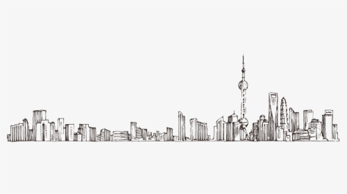 Popular And Trending Toronto Stickers On Picsart - Silhouette White Toronto Skyline, HD Png Download, Free Download
