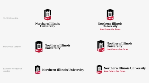 Niu Logo Configurations - Northern Illinois University, HD Png Download, Free Download