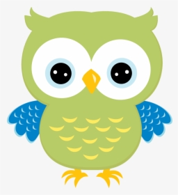 Transparent Owl Face Png - Green Owl Clip Art, Png Download, Free Download