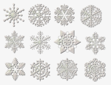 Gray White Snowflake Png Transparent - Фотошоп Снежинка Пнг, Png Download, Free Download
