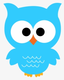 Cute Blue Owl Clipart, HD Png Download, Free Download