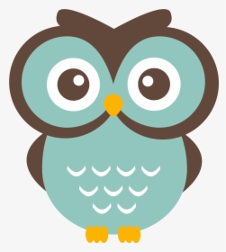 Owls Clipart Teal - Cute Owl Clipart, HD Png Download, Free Download