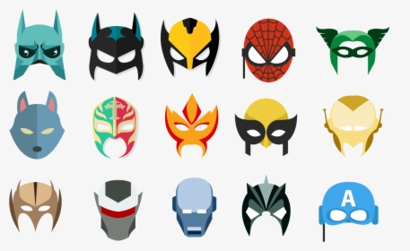 Iron Spiderman Clipart Vector - Spider Man Mask Vector, HD Png Download, Free Download