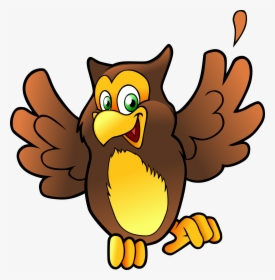 Clipart Owl Face - Clip Art Happy Owl, HD Png Download, Free Download