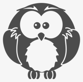 Owls Vector Black N White, HD Png Download, Free Download