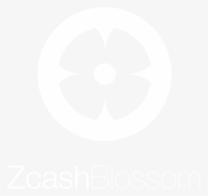 White Zcash Blossom Vertical Logo - Circle, HD Png Download, Free Download