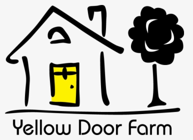 Yellow Door Farm - Dessin Maison Stylisée, HD Png Download, Free Download