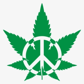 Peace Marijuana, HD Png Download, Free Download