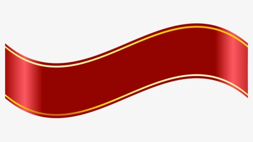 Red Banner Picture - Red Ribbon Strip Png, Transparent Png, Free Download