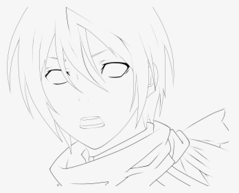 Yato Lineart By Baloohgn - Line Art, HD Png Download, Free Download