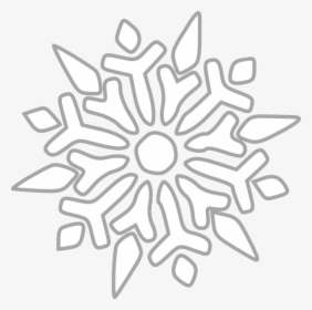 White Snowflake Png Ice Crystal - Snowflake Clipart, Transparent Png, Free Download