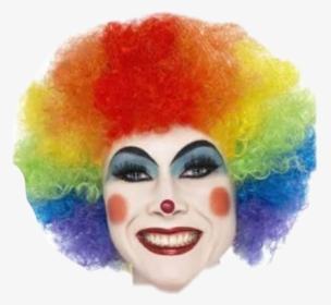 Transparent Clown Wig Png - Multi Coloured Clown Wig, Png Download, Free Download