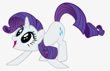 Vector Rarity Spots A Diamond By Golden - Mlp Rarity Amazed, HD Png Download, Free Download