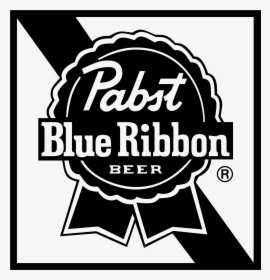 Pabst Blue Ribbon Logo Png Transparent - Pabst Blue Ribbon Beer Logo, Png Download, Free Download