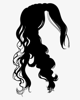 Afro Hair Cliparts - Woman Hair Silhouette Png, Transparent Png, Free Download
