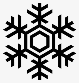 Snowflakes Png Image - Black Snowflake Vector, Transparent Png, Free Download