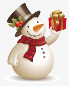 Snowman Transparent Images Png - Muñeco De Nieve De Navidad Png, Png  Download - kindpng
