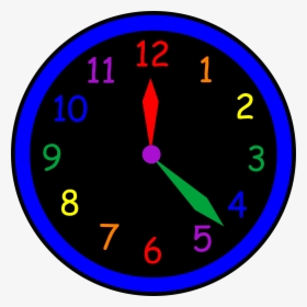 Neon Objects Domestic Rainbow - Analog Clock With No Hands, HD Png Download, Free Download