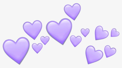 Twin Emoji Png -purple Hearts Heart Purpleheart Crown - Purple Heart Crown Png, Transparent Png, Free Download