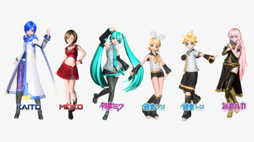 Characters - Hatsune Miku All Characters, HD Png Download, Free Download