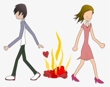 Happy Breakup Day 2019 - Sad Couple Cartoon Png, Transparent Png, Free Download