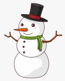 Download Free High Quality Snowman Png Transparent - Cartoon Snowman Clipart, Png Download, Free Download