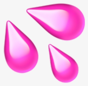 Tumblr Pink Png -pink Water Emoji Cute Aesthetic Overlay - Water Drop ...
