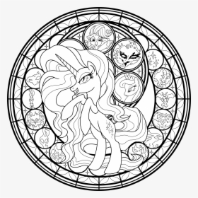 My Little Pony Rarity Coloring Pages - My Little Pony Coloring Pages For Adults, HD Png Download, Free Download