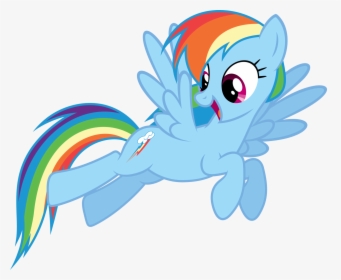Clip Art Free Rainbow Cliparts Download - Rainbow Dash My Little Pony Characters, HD Png Download, Free Download