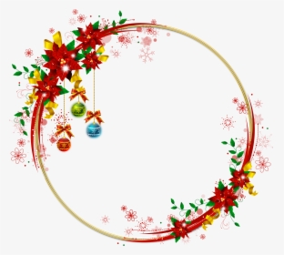 Round Transparent Png Gold Christmas Photo Frame With - Happy New Year Special, Png Download, Free Download