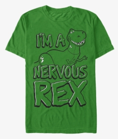 Toy Story Nervous Rex T-shirt - Iguana, HD Png Download, Free Download