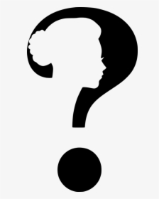 Question, Mark, Woman, Face, Silhouette, Profile, Brain, HD Png Download, Free Download