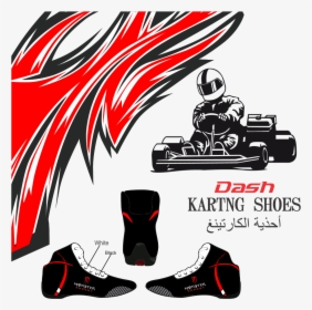 Karting Shoes Dashracegear - Go Kart Logo Png, Transparent Png, Free Download