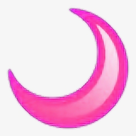 Pink Bynisha Pastel Hd - Transparent Pink Crescent Moon, HD Png Download, Free Download